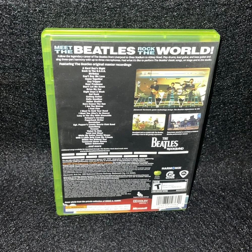 The Beatles: Rock Band (Microsoft Xbox 360, 2009) Complete CIB With Extras